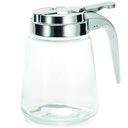 Teardrop Chrom Metal Top Syrup Dispenser, 14 Ounce - 12 per case