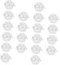 KICHOUSE 50Pcs Mousse Cake Cups Cupcake Storage Boxes with Lids for Bakery Treats Birthday Parties and Dessert Receptions Design for