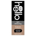 hello Epic Whitening Charcoal Fluoride Free Toothpaste, Activated Charcoal Toothpaste with Coconut Oil, Whitens Teeth Naturally, SLS Free, Fresh Mint, 4.0 Oz Tube