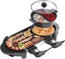 Electric Barbecue Oven Household Rinse Hot Pot Family Integrated Multi-functional Plate