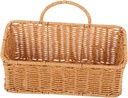 Handwoven Rattan Wall Hanging Basket Decorative Storage Fruit Basket Boho Wall Decor Small Wicker for Kitchen Onion Garlic Storage Rustic Decor for Home