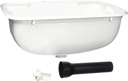 16186PW 12 x 15 x 6 Plastic White Oval Abs Sink