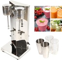 Milkshake Machine, Electric Milkshake Maker Machine Commercial Double Head Milkshake Ice Cream Mixer Stainless Steel Drink Mixer 2 Gears with Drawing Cup 110V 60Hz