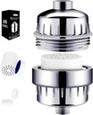 Shower Filter Head for Hard Water, 25 Stage Bathroom Shower Filter, Remove Chemicals, Chlorine & Odors, Reduces Dry Itchy Skin, Dandruff, Eczema