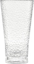 KLIFA- TUCSON- 20.1 ounce, Set of 6, Acrylic Highball Drinking Glasses, Iced Tea Cups, BPA-Free, Stackable Plastic Drinkware, Dishwasher Safe, Clear