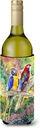 Caroline's Treasures 8600LITERK Parrot Wine Bottle Hugger Bottle Cooler Sleeve Hugger Machine Washable Collapsible Insulator Beverage Insulated Holder