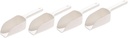 4-Piece Kitchen Ice Scoop Set Plastic Food Shovel for Flour Dried Fruits and Rice Versatile Kitchen Tool for Baking and Meal Prep