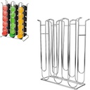 1pc Capsule Holder Rack for 36 Capsules Iron Coffee Pod Storage Tower for Home Cafe Office Capsules Storage Organiser 360° Rotating Rack Stand