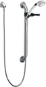 DELTA FAUCET RPW324HDF-1.5 Slide Bar Hand Shower Handshower, Stainless and White