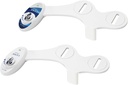 LUXE Bidet NEO 110 - Value Pack of 2 - Fresh Water Non-Electric Bidet Attachments for Toilet Seat (Blue & White)