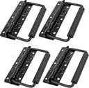 4.99 Inch Stainless Steel Toolbox Handles Heavy Duty Spring Loaded Case Handles for Wooden Crates & Battery Boxes (4PCS)