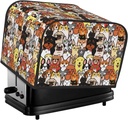 Oven Cover Kitchen Bread Machine Protector,4 Slice Toaster Cover For Home,Fingerprint Coaster Cover,Kitchen Small Appliance,Cats & Dogs Group