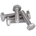 Bolt Dropper 1/4"-20 x 1 Stainless Steel Hex Head Bolts (100 pc) - 18-8 (304) Stainless Steel, Corrosion-Resistant - Heavy-Duty for Marine, Outdoor and Indoor Use - Coarse Thread Fasteners