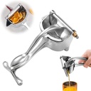 Lemon Squeezer Stainless Steel Citrus Juicer, Large Manual Citrus Press Juicer and Lime Squeezer, Heavy Duty Handheld Lemon Juicers, Kitchen Tool (1 pack)