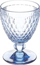 Villeroy & Boch Boston Colored Water Goblet, 11.9 oz, Crystal Glass, Blue