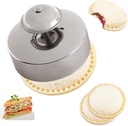 Food-Grade 304 Stainless Steel Sandwich Sealer and Cutter - Uncrustable Sandwich Maker/PBJ Cutter