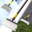 74" Garden Flat Scraper, Multifunctional Cleaning Shovel, Heavy Duty Manual Weeder Metal Floor Scraper Garden Tool for Lawn Digging, Weeding, Scraping, Ice Remove, Edging