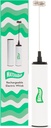 MatchaBar Electric Milk Frother Hand Blender - Stainless Steel Electric Matcha Whisk, Handheld Drink Mixer for Coffee, Greens & Protein - Easy to Clean USB Rechargeable, Dual Speed Immersion Blender