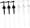 BESTOYARD 6pcs Syrup Dispenser Pumps for Kitchen Pressing Pump for Sauces Lotions and Oils and Versatile and Easy Installation and Design