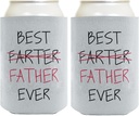 Gifts For New Dad Best Farter Father Ever 2-Pack Can Drink Thermocoolers