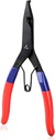 Angle Tip Lock & Retaining Ring Pliers - Spring Loaded, 9" Special Circlip Horseshoe Washer Pliers