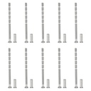 PATIKIL Cabinet Handle Screws M4x70, 10 Set Break Away Screws Drawer Pull Screw Phillips Drive Flat Countersunk Head Bolts with Sleeve for Door Handle Lever