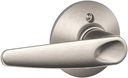 SCHLAGE Lever Non-Turning Lock, Satin Nickel (F170 JAZ 619)