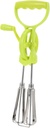 1Pc Household Manual Egg Beater Stainless Crank Mixer for Baking Green Color for Whisking Eggs Dough and Paste Kitchen Tool