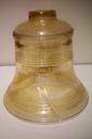 1976 Bicentennial Liberty Bell Cookie Jar -- 8" Tall -- Great Happy Birthday 1976 Present -- as shown