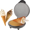 Electric Waffle Cone Maker, Breakfast Egg Roll Machine, Nonstick Baking Pan Double Side Heating, Ice Cream Mold, Crepe Pancake Maker Bakeware Cooking Tools for Kitchen