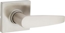 Kwikset SL1002WISQT Winston Passage Door Lever Set with Square Rose from The Safe Lock Collection - Satin Nickel