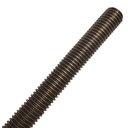 Fasteners Plus Grade B7 Coarse Fully Threaded Rod, Plain Finish, 1" -8 Thread Size, 36" Length, Right Hand Threads