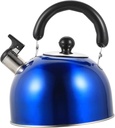 Alipis Electric Tea Kettle Stainless Steel Pot Whistling Kettle for Hot Water Portable and Safe for Kitchen