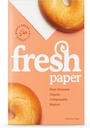 FRESHPAPER Keep Baked Goods Fresh, 8 Reusable Food Saver Sheets for Bread, Bagels, Muffins, Cookie Storage, Healthy Meal Prep, BPA Free, 1 (8 Sheet) Packs, Made in The USA