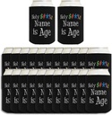 Personalized 40th Birthday Coolie Holy Cow Your Name is 40 or Any Age Custom Name & Age 40th Birthday Party 24-Pack Personalized Can Drink Thermocoolers Party Pack