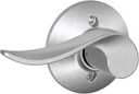 Schlage Sacramento Dummy Door Lever | Left Handed Lever Non-Turning Lock, Satin Chrome (F170 SAC 626 LH)