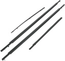 4pcs/Set Car Door Window Glass Window Seal Moulding Trims for 2007-2014