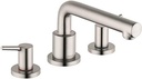 hansgrohe Talis S Modern 1-Handle 12-inch Wide Roman Tub Filler Freestanding Bathtub Faucet in Brushed Nickel, 72415821