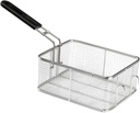 Fenteer Deep Fry Basket, Drain Frying Basket, Multipurpose Kitchen Tool Deep Fryer Basket Cooking Tool for Party, style C