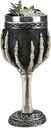 Chalice Cup Skull Wine Gothic Tankard Nordic Viking Goblet Odin Horrible Resin Skeletal Goblet Macabre Ossuary Drinking Cup with Stainless Steel Liner for Halloween