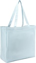 Blank Cotton Canvas Tote Bag, Lightweight Reusable Grocery Shopping Cloth Bag