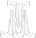 3pcs Display Stand for Plates and Artwork Decorative Card Holder for Office and Home Compact Plate Rack for Porcelain and Collectibles