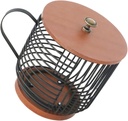 Garneck Coffee Storage Stand Unique Tea Cup Design Organizer for Desk and Home Use Versatile Coffee Basket with Proper Capacity for Snacks and Fruits for Tea Rooms and Bars