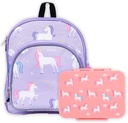 Wildkin Kids 12 Inch Backpack Bundle with Bento Box (Unicorn)