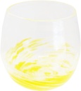ripple glass yellow