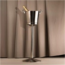 Drinks Bucket Large Stainless Steel Free Standing Wine Chiller Coolers and Cellar with Ice Kitchen Bar Wares Keeps Cold & Dry Great for Bar, Party, Beer