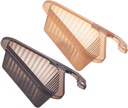 Cabilock 2pcs Sink Hanging Drain Baskets Collapsible Dish Drying Rack Over The Sink Organizer Kitchen Triangle Drain Basket