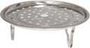 Bitray Steaming Rack Tray with Removable Legs 10-inch/26cm Dia Pressure Cooker Canner for Baking Cooking Steaming