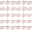 RP Remarkable Power, 30 Pack Triangle Decoration Cake Shaped Candy Boxes Paper Gift Container for Wedding Party