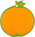 Dexas Cutting/Serving Board, Orange Shape 12.5x10.25 inches